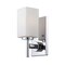 Designers Fountain Dakota 4.5in 1-Light Chrome Modern Indoor Vanity with Frosted White Glass Shade 6731-CH - alternate 1